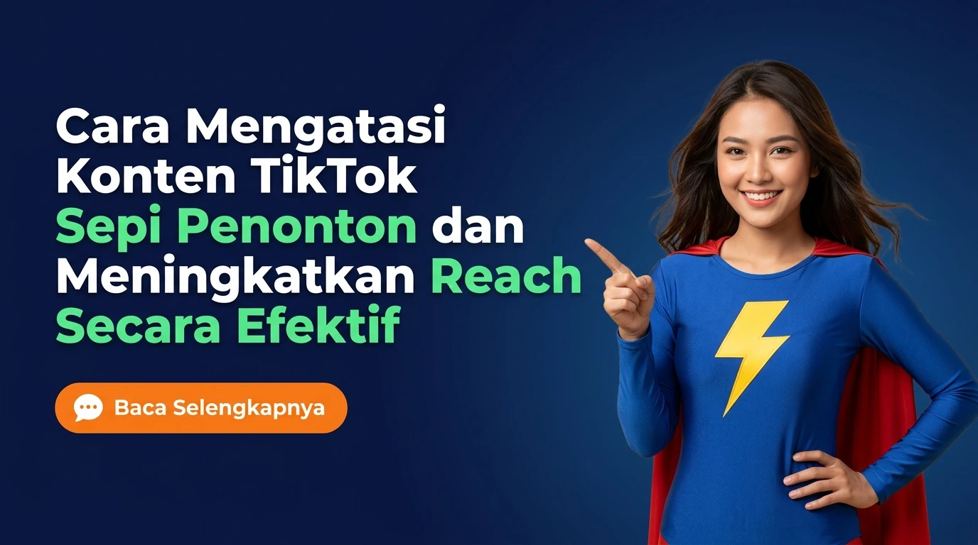 Cara Mengatasi Konten TikTok Sepi Penonton dan Meningkatkan Reach Secara Efektif