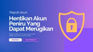 hentikan akun peniru sekarang