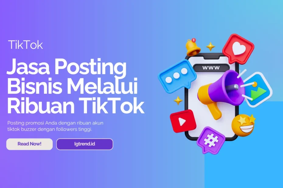 posting dengan ribuan akun tiktok