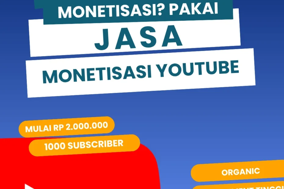 channel youtube sulit monetisasi