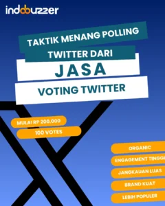 taktik menang polling twitter